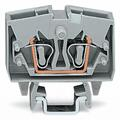 Wago 2-conductor miniature Grey through terminal block; 2.5 mm&sup2; (24a rated)