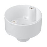 Marshall Tufflex Back Outlet Circular Box 20mm White