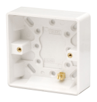 Click Mode Pattress 1Gang 25mm White