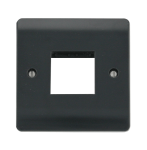 Click Mode 1 Gang MiniGrid Unfurnished Plate - 2 Aperture Part M