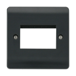 Click Mode 1 Gang MiniGrid Unfurnished Plate - 3 Aperture Part M