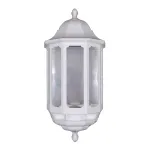 ASD Half Lantern c/w PIR 60W IP44 White