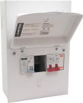 NAVITAS Consumer Unit - 2 useable Ways c/w SPD & Over Current Protection
