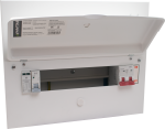 NAVITAS Consumer Unit - 10 useable Ways c/w SPD & Over Current Protection