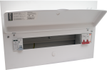 NAVITAS Consumer Unit - 14 useable Ways c/w SPD & Over Current Protection
