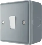 SPECIFIED METAL CLAD 1 GANG 2 WAY SWITCH PLATE