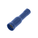 Unicrimp 100 BLUE FEMALE AUTO BULLET TERMINAL 4MM