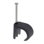 Unicrimp 10-14MM ROUND CABLE CLIPS BLACK (PK100)