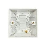 Thrion Back Box 1 Gang 25mm White