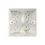 Thrion Back Box 1 Gang 47mm White