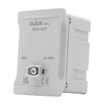 Click 100A 1 Pole 5 x 35mm&sup2; Connectable Link Box Grey