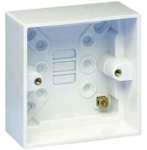 Hager WMPB1/20 Pattress 1 Gang 20mm