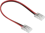 Arc LED 2 Pin 10mm COB Strip to Wire to Strip Connector (Clear)