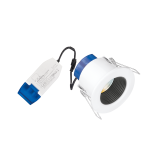 Aurora Black Baffled R6&trade;CWS Fire Rated Upto 560lm 4W/6W/8W 3000K/4000K/5700K &ndash; Remote Driver