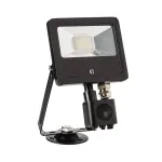Collingwood 10W colour switchable PIR floodlight Black