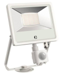 Collingwood 20W colour switchable PIR floodlight White
