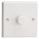 VARILIGHT 1-Gang 2-Way V-Pro Push On/Off Rotary LED Dimmer 1 x 0-120W