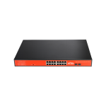 WITEK 16 PORT 10/100 POE SWITCH