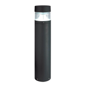 Saxby Black Zone Bollard 980mm IP65 E27