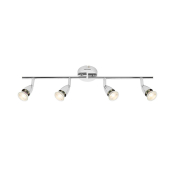 Saxby Amalfi 4 bar Spotlight 4x7W LED GU10 Chrome