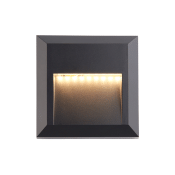 Saxby Severus CCT Square Indirect IP65 3W - Black