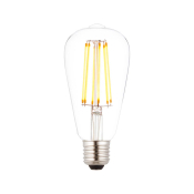 Saxby LED Pear E27 6W 1800K Clear
