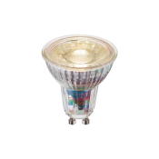 Saxby GU10 GLASS LED 6W | 470LM | 78LM/W | 3000K | 38 Beam Angle - Dimmable