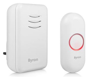 Byron Plug-In Wireless Doorbelll Set
