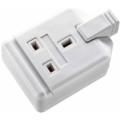 BG 13a 1gang Extension Socket White