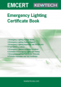 Kewtech Emergency Lighting Installation Certificate Book 24 pages