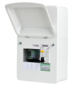 FuseBox F2004RA Con/Unt 4 Way RCD 63A