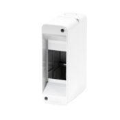 Gewiss ENCLOSURE PRE-ARRANGED FPR TERMINAL BLOCK - WALLS WITH PERFORATION CENTER - 2 MODULES - IP40 130x45x85mm