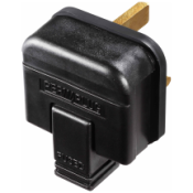 BG 13a Fused Plug Heavy Duty Black