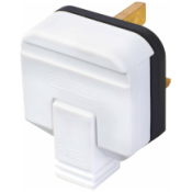  BG 13a Fused Plug Heavy Duty White