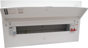 NAVITAS Consumer Unit - 18 useable Ways c/w SPD & Over Current Protection