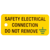 Ind Signs IS0605RP Electrical Connection Label Pk5