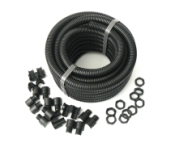 Termtech 10m Black Conduit & 10 Split Glands Contractor Pack M16