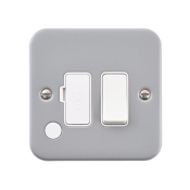 ELEX 13a Metal Clad Switched Spur c/w Flex Outlet