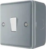 SPECIFIED METAL CLAD 1 GANG 2 WAY SWITCH PLATE