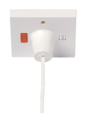 Click Polar Ceiling Switch Neon 50A White