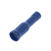 Unicrimp 100 BLUE FEMALE AUTO BULLET TERMINAL 4MM