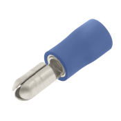 Unicrimp 100 BLUE MALE AUTO BULLET TERMINAL 5MM