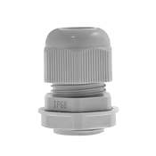 SKINTOP M20 NYLON CABLE GLAND GREY 6-12mm IP68