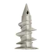 Unicrimp METAL SELF DRIVE PLASTERBOARD PLUGS WITH 8 X 35MM POZI PANHEAD SCREWS (PK100)