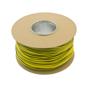 Unicrimp 100m x 2mm PVC SLEEVING GREEN/YELLOW