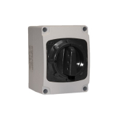 C&D Rotary Isolator 25A 3P Diecast Aluminium Grey IP66