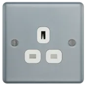 SPECIFIED METAL CLAD 1 GANG 13A UNSWITCHED SOCKET