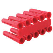 RED PLASTIC WALL PLUG 1090605