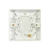 Thrion Back Box 1 Gang 16mm White