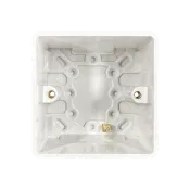 Thrion Back Box 1 Gang 47mm White